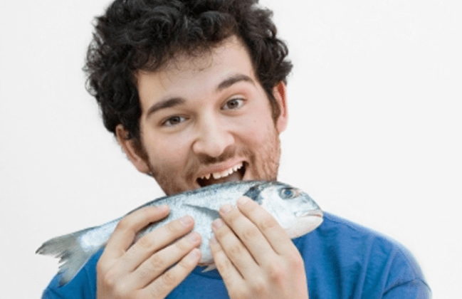Fish and fish dishes are an important ingredient in men's diet
