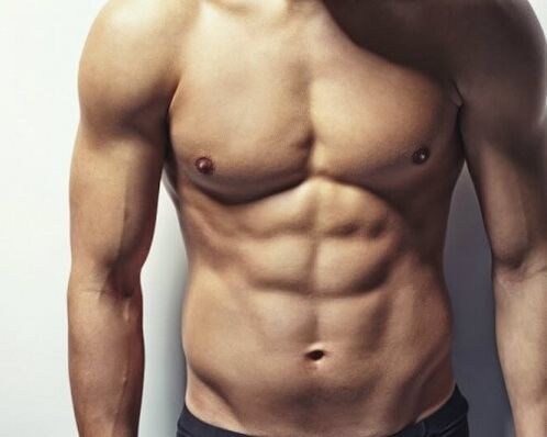 A man with good physical strength